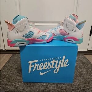 Nike Retro 6 Doernbecher Jillian DS BRAND NEW Sold Out Rare M10.5/W12